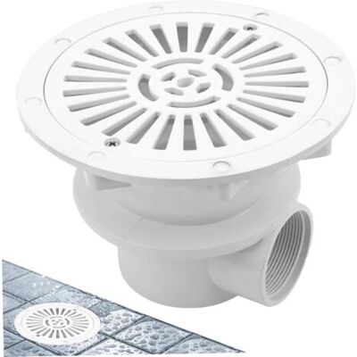ABYSSE Drain Principal De Piscine Pour Piscine, Couvercle De Vidange Universel Rond Pour Piscine Au Sol G2 Accessoires De Drainage Pour Piscine Souterraine Étang Aquarium, Blanc - Publicité ABYSSE Drain Principal De Piscine Pour Piscine, Couvercle De Vidange Universel Rond Pour Piscine Au Sol G2 Accessoires De Drainage Pour Piscine Souterraine Étang Aquarium, Blanc - Publicité