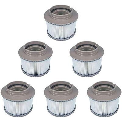Melissa Lot De 6 Filtres De Rechange Pour Mspa Fd2089, Cartouche De Filtre Pour Piscine, Et Spas - Publicité Melissa Lot De 6 Filtres De Rechange Pour Mspa Fd2089, Cartouche De Filtre Pour Piscine, Et Spas - Publicité