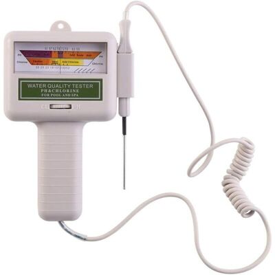 OEM Testeur De Qualité De L'Eau, Testeur De Ph 2 En 1 Numérique Chlore / Cl2 Mètre Contrôleur De Contrôle De La Qualité De L'Eau Portable Avec Grand Écran Pour Spa De Piscine (gris Blanc)-crezuo - Publicité OEM Testeur De Qualité De L'Eau, Testeur De Ph 2 En 1 Numérique Chlore / Cl2 Mètre Contrôleur De Contrôle De La Qualité De L'Eau Portable Avec Grand Écran Pour Spa De Piscine (gris Blanc)-crezuo - Publicité