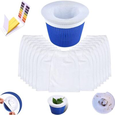 ABYSSE Accessoire De Piscine,chaussette Piscine,chaussette Filtre Piscine,prefiltre Réutilisable Et Super Élastique Pour Peuvent Emprisonner Pollen,feuilles,cheveux,l'huile,les Insectes(15pcs) - Publicité ABYSSE Accessoire De Piscine,chaussette Piscine,chaussette Filtre Piscine,prefiltre Réutilisable Et Super Élastique Pour Peuvent Emprisonner Pollen,feuilles,cheveux,l'huile,les Insectes(15pcs) - Publicité