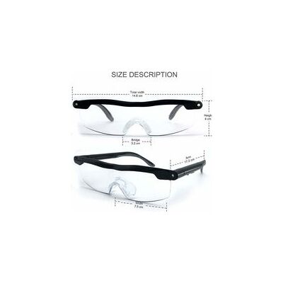 OEM Lunettes De Lecture Loupe De Vision Puissante Avec Lumière Led, Grossissement De 160%, Pour Lecture,tous Les Travaux De Précision,réparations,couture, Montres Et Artisanat - Publicité OEM Lunettes De Lecture Loupe De Vision Puissante Avec Lumière Led, Grossissement De 160%, Pour Lecture,tous Les Travaux De Précision,réparations,couture, Montres Et Artisanat - Publicité