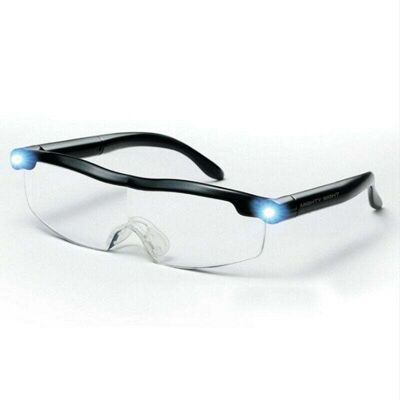 OEM Lunettes De Lecture - Loupe De Vision Puissante Avec Lumière Led. Grossissement De 160%. Pour Lecture.tous Les Travaux De Précision.réparations.couture. Montres Et Artisanat (loupe 160%) - Publicité OEM Lunettes De Lecture - Loupe De Vision Puissante Avec Lumière Led. Grossissement De 160%. Pour Lecture.tous Les Travaux De Précision.réparations.couture. Montres Et Artisanat (loupe 160%) - Publicité