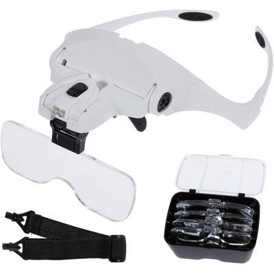 OEM Loupe 2 Lumières Led 5 Lentilles Grossissement Réglable Interchangeable 1,0 X 1,5 X 2,0 X 2,5 X 3,5 X Chiffon De Nettoyage Pour Travail Réparation Électronique Artisanat Lecture, Ensoleillé - Publicité OEM Loupe 2 Lumières Led 5 Lentilles Grossissement Réglable Interchangeable 1,0 X 1,5 X 2,0 X 2,5 X 3,5 X Chiffon De Nettoyage Pour Travail Réparation Électronique Artisanat Lecture, Ensoleillé - Publicité