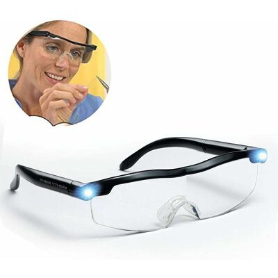 OEM Lunettes De Lecture-loupe Avec Lumière Led, Grossissement De 160%, Adaptées À La Lecture, Tous Les Travaux De Précision, Couture, Réparation, Horloges Et Travaux Manuels, 2 Pièces - Publicité OEM Lunettes De Lecture-loupe Avec Lumière Led, Grossissement De 160%, Adaptées À La Lecture, Tous Les Travaux De Précision, Couture, Réparation, Horloges Et Travaux Manuels, 2 Pièces - Publicité