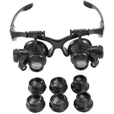 OEM Loupe De Lunettes Professionnelle Pour Réparation, Loupe Led Nouvelle Tête Portant Une Loupe Lentille De Lecture Mains Libres Double Œil Montre Réparation De Bijoux Loupe Lunettes Bandeau Loupe - Publicité OEM Loupe De Lunettes Professionnelle Pour Réparation, Loupe Led Nouvelle Tête Portant Une Loupe Lentille De Lecture Mains Libres Double Œil Montre Réparation De Bijoux Loupe Lunettes Bandeau Loupe - Publicité