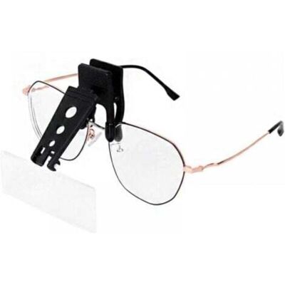OEM Loupe À Clipser Pour Lunettes Avec 3 Lentilles Interchangeables, Clipsable Et Rabattable Mains Libres 1,5 X 2,5 X 3,5 X Pour La Lecture, La Couture, Les Loisirs, La Carte-dou - Publicité OEM Loupe À Clipser Pour Lunettes Avec 3 Lentilles Interchangeables, Clipsable Et Rabattable Mains Libres 1,5 X 2,5 X 3,5 X Pour La Lecture, La Couture, Les Loisirs, La Carte-dou - Publicité