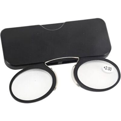 OEM Royaluxe-mini Nose Clip Lunettes,lunette Loupe Sans Branche,mini Portable Pince Nez Lunettes De Lecture Légères,lunettes Pour Lire Sans Branche,lunettes De Vue Pour Hommes Et Femmes Vintage,+2.0,noir - Publicité OEM Royaluxe-mini Nose Clip Lunettes,lunette Loupe Sans Branche,mini Portable Pince Nez Lunettes De Lecture Légères,lunettes Pour Lire Sans Branche,lunettes De Vue Pour Hommes Et Femmes Vintage,+2.0,noir - Publicité