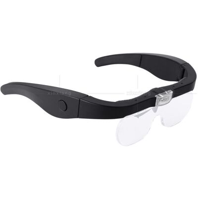 OEM Bardusch-lunette Loupe Avec 2 Led, Frontale Grossissantes Avec 4 Lentilles Amovibles Pour Lecture, Bijoutier, Couture, Et Bricolage (1.5x-5x) - Publicité OEM Bardusch-lunette Loupe Avec 2 Led, Frontale Grossissantes Avec 4 Lentilles Amovibles Pour Lecture, Bijoutier, Couture, Et Bricolage (1.5x-5x) - Publicité