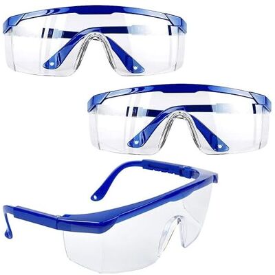 Vision Lot De 6 Lunettes De Protection Antibuée À Monture Bleue, Lunettes De Protection Uv Pour Enfants Et Adultes Avec Verres En Polycarbonate Pour Les Activités De Plein Air. Publicité Vision Lot De 6 Lunettes De Protection Antibuée À Monture Bleue, Lunettes De Protection Uv Pour Enfants Et Adultes Avec Verres En Polycarbonate Pour Les Activités De Plein Air. Publicité
