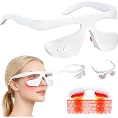 OEM Sous Les Lunettes De Thérapie De Lumière Rouge Des Yeux, Réduction Des Cercles Sombres, Thérapie De Lumière Et Chaleur, Thérapie De Lumière Et Chaleur, Pour La Fatigue Des Yeux - Publicité OEM Sous Les Lunettes De Thérapie De Lumière Rouge Des Yeux, Réduction Des Cercles Sombres, Thérapie De Lumière Et Chaleur, Thérapie De Lumière Et Chaleur, Pour La Fatigue Des Yeux - Publicité