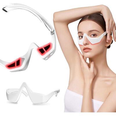 OEM Appareil De Thérapie De Lumière Rouge Sous L'Œil, Thérapie De Lumière Rouge 650nm Pour Les Lunettes D'Œil, Masque De Massage Oculaire Microcourant Pour Les Cercles Sombres, Lignes Fines Plus Lisses - Publicité OEM Appareil De Thérapie De Lumière Rouge Sous L'Œil, Thérapie De Lumière Rouge 650nm Pour Les Lunettes D'Œil, Masque De Massage Oculaire Microcourant Pour Les Cercles Sombres, Lignes Fines Plus Lisses - Publicité