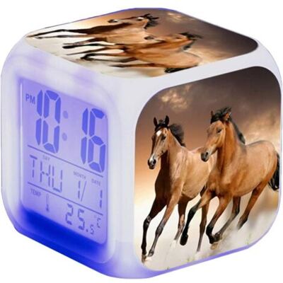 OEM Royaluxe-réveil Cheval - Led - Alarme Animale - Avec Lumière - Brillant Dans La Nuit - Pour Enfants Et Adultes - Cadeaux D'Anniversaire Pour Enfants Adultes - Publicité OEM Royaluxe-réveil Cheval - Led - Alarme Animale - Avec Lumière - Brillant Dans La Nuit - Pour Enfants Et Adultes - Cadeaux D'Anniversaire Pour Enfants Adultes - Publicité