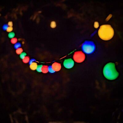 Generic Led Guirlande Lumineuse Multicolores De 6 M Avec 40 Balles Pour Intérieur Extérieur Décoration Pour Guinguettes, Fêtes, Anniversaire, Mariages - Publicité Generic Led Guirlande Lumineuse Multicolores De 6 M Avec 40 Balles Pour Intérieur Extérieur Décoration Pour Guinguettes, Fêtes, Anniversaire, Mariages - Publicité