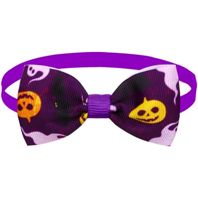 OEM Nœuds Papillon Pour Animaux De Compagnie D'Halloween, Colliers Réglables Pour Animaux De Compagnie D'Halloween 2 Pièces(fantôme De Citrouille Violette) - Publicité OEM Nœuds Papillon Pour Animaux De Compagnie D'Halloween, Colliers Réglables Pour Animaux De Compagnie D'Halloween 2 Pièces(fantôme De Citrouille Violette) - Publicité