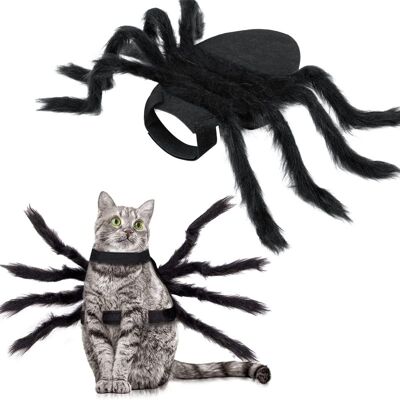 OEM Déguisement D'Araignée Pour Chien Et Chat, Costume D'Halloween Avec Velcro Ajustable (petite Et Moyenne Taille) - Publicité OEM Déguisement D'Araignée Pour Chien Et Chat, Costume D'Halloween Avec Velcro Ajustable (petite Et Moyenne Taille) - Publicité