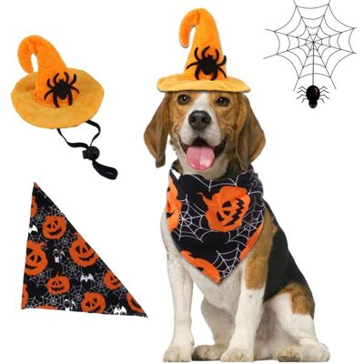 OEM Costume D'Halloween Avec Chapeau De Chauve Pour Chien Noir-dou - Publicité OEM Costume D'Halloween Avec Chapeau De Chauve Pour Chien Noir-dou - Publicité