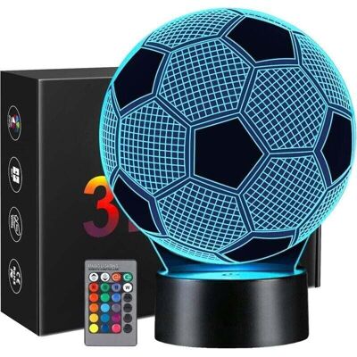 OEM Veilleuse Cadeau Foot Garcon Enfants Fille, Football Veilleuse Enfant 3d Lampe Optique Illusion Decoration Chambre 16 Couleurs Changeantes Cadeau D'Anniversaire Nol Pour Fan De Foot - Publicité OEM Veilleuse Cadeau Foot Garcon Enfants Fille, Football Veilleuse Enfant 3d Lampe Optique Illusion Decoration Chambre 16 Couleurs Changeantes Cadeau D'Anniversaire Nol Pour Fan De Foot - Publicité