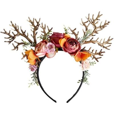 OEM Serre-tête De Renne Avec Fleurs Artificielles - Accessoire Festif Pour Noël, Parfait Pour Photos Et Déguisements Enfants Et Adultes-ulisem - Publicité OEM Serre-tête De Renne Avec Fleurs Artificielles - Accessoire Festif Pour Noël, Parfait Pour Photos Et Déguisements Enfants Et Adultes-ulisem - Publicité