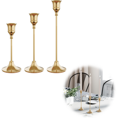 Generic Ensemble De 3 Chandelier Bougeoir, Chandelier De Mariage, Chandelier En Métal, Coniques Bougeoir Decoratif Pour Fêtes Mariages Dîners Anniversaire - Publicité Generic Ensemble De 3 Chandelier Bougeoir, Chandelier De Mariage, Chandelier En Métal, Coniques Bougeoir Decoratif Pour Fêtes Mariages Dîners Anniversaire - Publicité