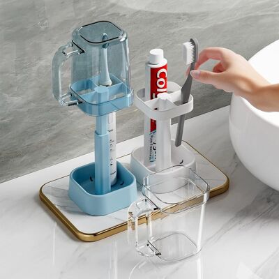 OEM Support De Brosse À Dents En Polypropylène Pour Salle De Bain - Porte Dentifrice Avec Support Polystyrène - Organiseur D'Accessoires - Publicité OEM Support De Brosse À Dents En Polypropylène Pour Salle De Bain - Porte Dentifrice Avec Support Polystyrène - Organiseur D'Accessoires - Publicité