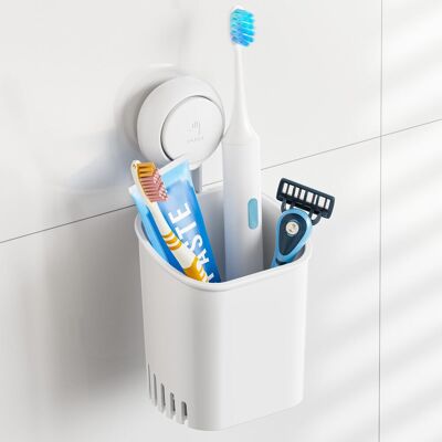 OEM Support De Brosse À Dents À Ventouse 3 Kg, Installation Rapide 1 Seconde, Réutilisable, Étanche, Support Rasoir Dentifrice Plastique Pour Cuisine Salle De Bains - Blanc - Publicité OEM Support De Brosse À Dents À Ventouse 3 Kg, Installation Rapide 1 Seconde, Réutilisable, Étanche, Support Rasoir Dentifrice Plastique Pour Cuisine Salle De Bains - Blanc - Publicité