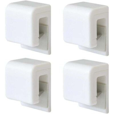 OEM Lot De 4 Supports De Dentifrice Auto-adhésifs Multi-usages Étanches À Fixation Murale Pour Salle De Bain - Publicité OEM Lot De 4 Supports De Dentifrice Auto-adhésifs Multi-usages Étanches À Fixation Murale Pour Salle De Bain - Publicité