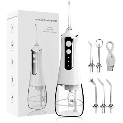 SANS MARQUE Irrigateur Buccal Portable, Hydropulseur Dentaire Rechargeable, Jet D'Eau Dentaire, 3 Modes, Réservoir De 300 Ml, Étanche Pour L - Publicité SANS MARQUE Irrigateur Buccal Portable, Hydropulseur Dentaire Rechargeable, Jet D'Eau Dentaire, 3 Modes, Réservoir De 300 Ml, Étanche Pour L - Publicité