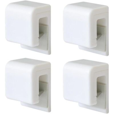 OEM Lot De 4 Supports De Dentifrice Auto-adhésifs Multi-usages Étanches À Fixation Murale Pour Salle De Bain - Publicité OEM Lot De 4 Supports De Dentifrice Auto-adhésifs Multi-usages Étanches À Fixation Murale Pour Salle De Bain - Publicité