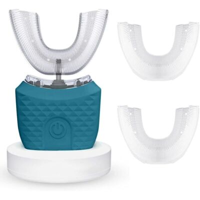 OEM Brosse À Dents Ultrasonique Forme U 360° Étanche Ipx7 Blanchissante 2 Têtes De Rechange Vert Clair -ulisem - Publicité OEM Brosse À Dents Ultrasonique Forme U 360° Étanche Ipx7 Blanchissante 2 Têtes De Rechange Vert Clair -ulisem - Publicité