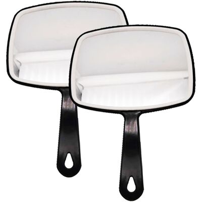ALVIOR Miroir De Poche - 2 Pièces - Verre Clair Sans Distorsion - Pour Maquillage Rasage Soins Du Visage - Usage Domestique Professionnel Et Extérieur - Publicité ALVIOR Miroir De Poche - 2 Pièces - Verre Clair Sans Distorsion - Pour Maquillage Rasage Soins Du Visage - Usage Domestique Professionnel Et Extérieur - Publicité