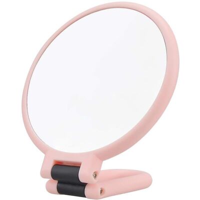 BRINSEA Miroir Pliant Pour Miroir À Main De Voyage Avec Poignée Pliable Double Face Normal Et Grossissement 5 Fois Miroir De Table 360 - Publicité BRINSEA Miroir Pliant Pour Miroir À Main De Voyage Avec Poignée Pliable Double Face Normal Et Grossissement 5 Fois Miroir De Table 360 - Publicité