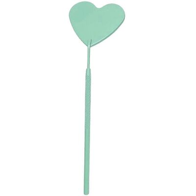YUDO Miroir En Forme De Cœur, Portable, À Long Manche, Pour Extensions De Cils Et Accessoires-green - Publicité YUDO Miroir En Forme De Cœur, Portable, À Long Manche, Pour Extensions De Cils Et Accessoires-green - Publicité