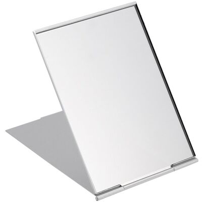 ALVIOR Miroir De Voyage Pliable - Miroir De Poche Compact Pour Camping Rasage Et Maquillage - Argent - 1 Pièce - Publicité ALVIOR Miroir De Voyage Pliable - Miroir De Poche Compact Pour Camping Rasage Et Maquillage - Argent - 1 Pièce - Publicité