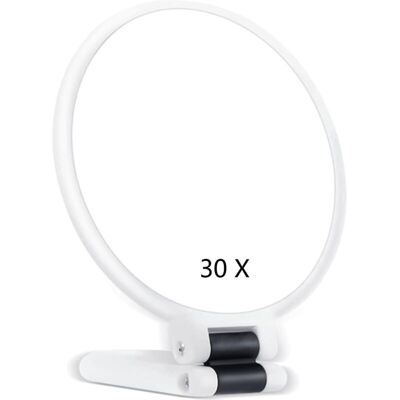 OEM Mini Miroir De Maquillage Portable - Grossissement X30/x1 - Miroir À Main -double Face - Pliable - Maquillage De Voyage Portable Pour Femme-dou - Publicité OEM Mini Miroir De Maquillage Portable - Grossissement X30/x1 - Miroir À Main -double Face - Pliable - Maquillage De Voyage Portable Pour Femme-dou - Publicité