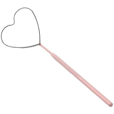 YUDO Miroir En Forme De Cœur, Portable, À Long Manche, Pour Extensions De Cils Et Accessoires-pink - Publicité YUDO Miroir En Forme De Cœur, Portable, À Long Manche, Pour Extensions De Cils Et Accessoires-pink - Publicité