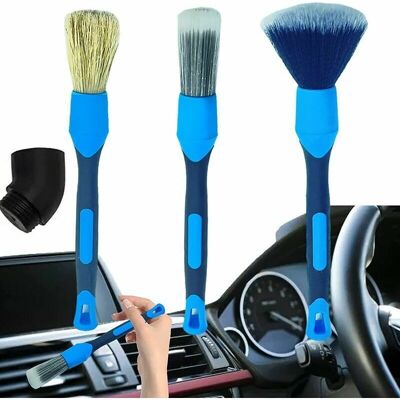 SANS MARQUE 4 Pièces Automatique De Voiture Détail Brosse, Kit Pinceau Nettoyage Auto, Set De Pinceaux Nettoyage Voiture, Detailing Pinceau Auto, Pour Le Lavage De Voitures, Avec Brosse En Poils, Coudée - Publicité SANS MARQUE 4 Pièces Automatique De Voiture Détail Brosse, Kit Pinceau Nettoyage Auto, Set De Pinceaux Nettoyage Voiture, Detailing Pinceau Auto, Pour Le Lavage De Voitures, Avec Brosse En Poils, Coudée - Publicité