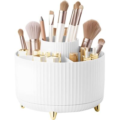 Generic 360° Organisateur Maquillage Rotatif, Rangement Pinceaux Maquillage, Maquillage Support Cosmétique Avec 5 Compartiments, Multifonction Organisateur - Publicité Generic 360° Organisateur Maquillage Rotatif, Rangement Pinceaux Maquillage, Maquillage Support Cosmétique Avec 5 Compartiments, Multifonction Organisateur - Publicité