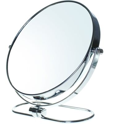 ENLENK Miroir Maquillage Pliable, X10 Grossissement, 8" Cosmétique Sur Pied Pour Chambre Et Voyage, Ø 20 Cm De Table, Double Visage Tournant De Rasage - Publicité ENLENK Miroir Maquillage Pliable, X10 Grossissement, 8" Cosmétique Sur Pied Pour Chambre Et Voyage, Ø 20 Cm De Table, Double Visage Tournant De Rasage - Publicité