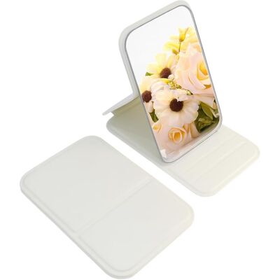 OEM 1 Miroir De Poche, Pliable, Verre Hd, Support Réglable, Cuir Pu, Voyage Maquillage - Publicité OEM 1 Miroir De Poche, Pliable, Verre Hd, Support Réglable, Cuir Pu, Voyage Maquillage - Publicité