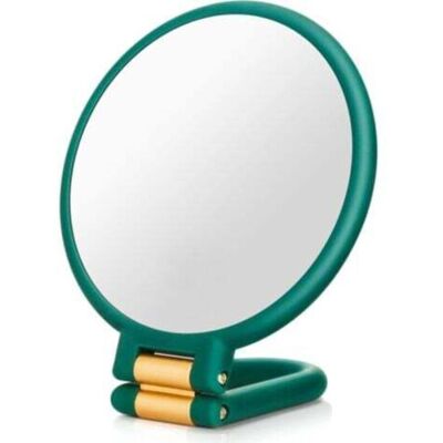 OEM Miroir De Poche Double Face Avec Grossissement X1/x15 Et Poignée Pliable, Miroir De Maquillage Portable De Voyage (vert Armée) - Publicité OEM Miroir De Poche Double Face Avec Grossissement X1/x15 Et Poignée Pliable, Miroir De Maquillage Portable De Voyage (vert Armée) - Publicité