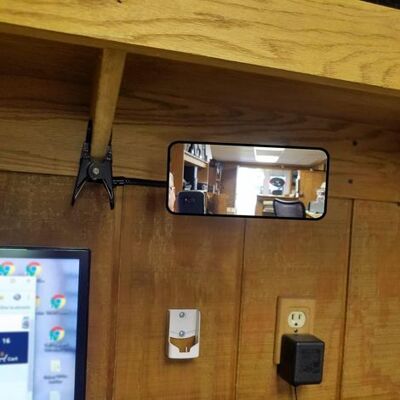 SANS MARQUE Ampper Miroir De Sécurité À Clipser En Acrylique, Flexible Convex Cubicle Mirror For Personal Safety And Security Desk Rear View Monitors Or Anywhere (6.69" X 2.95", Rectangle) - Publicité SANS MARQUE Ampper Miroir De Sécurité À Clipser En Acrylique, Flexible Convex Cubicle Mirror For Personal Safety And Security Desk Rear View Monitors Or Anywhere (6.69" X 2.95", Rectangle) - Publicité