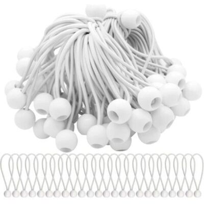 SANS MARQUE Lot De 75 Tendeur Elastique Cordons Élastiques Avec Boules Sandow Elastique Boules Elastiques Pour Chapiteaux, Tentes, Bannières Et Bâches - Publicité SANS MARQUE Lot De 75 Tendeur Elastique Cordons Élastiques Avec Boules Sandow Elastique Boules Elastiques Pour Chapiteaux, Tentes, Bannières Et Bâches - Publicité