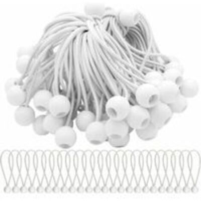 SANS MARQUE Lot De40 Tendeur Elastique Cordons Élastiques Avec Boules Sandow Elastique Boules Elastiques Pour Chapiteaux, Tentes, Bannières Et Bâches - Publicité SANS MARQUE Lot De40 Tendeur Elastique Cordons Élastiques Avec Boules Sandow Elastique Boules Elastiques Pour Chapiteaux, Tentes, Bannières Et Bâches - Publicité