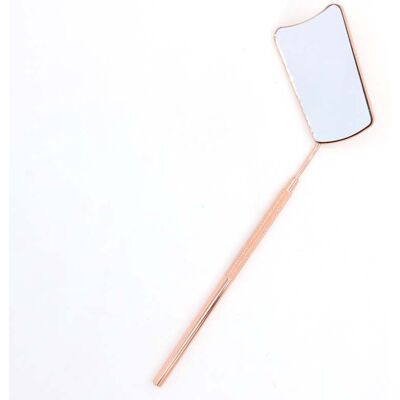 VEXXOL Lan Miroir De Cils En Acier Inoxydable Amovible Miroir De Maquillage Beauté Extensions De Cils Accessoires Extensions De Cils Miroir Multifunction Long Poignée Loupe Vérification Miroir(or Rose) - Publicité VEXXOL Lan Miroir De Cils En Acier Inoxydable Amovible Miroir De Maquillage Beauté Extensions De Cils Accessoires Extensions De Cils Miroir Multifunction Long Poignée Loupe Vérification Miroir(or Rose) - Publicité