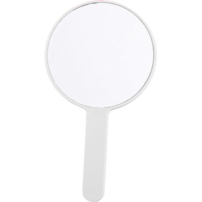 HERUSI Miroir De Maquillage De Voyage Portable - Grand Miroir Rond 12 X 21,5 Cm - Blanc - Publicité HERUSI Miroir De Maquillage De Voyage Portable - Grand Miroir Rond 12 X 21,5 Cm - Blanc - Publicité