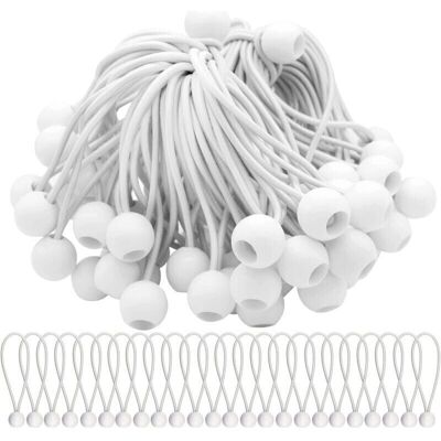 SANS MARQUE Lot De 75 Tendeur Elastique Cordons Élastiques Avec Boules Sandow Elastique Boules Elastiques Pour Chapiteaux, Tentes, Bannières Et Bâches - Publicité SANS MARQUE Lot De 75 Tendeur Elastique Cordons Élastiques Avec Boules Sandow Elastique Boules Elastiques Pour Chapiteaux, Tentes, Bannières Et Bâches - Publicité