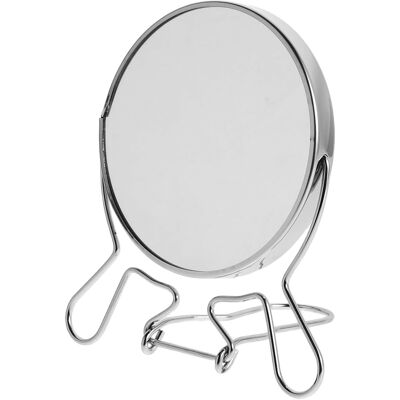 SLOWMOOSE Miroir De Table Double Face En Métal, 15 Cm, Pivotant, Pour Maquillage Et Dressing - Publicité SLOWMOOSE Miroir De Table Double Face En Métal, 15 Cm, Pivotant, Pour Maquillage Et Dressing - Publicité