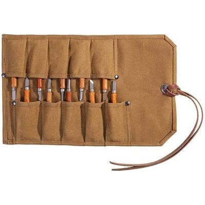Vision Sac À Outils Robuste En Toile Cirée, Pochette Enroulable Pour Ciseaux, Marteaux, Bricolage Et Réparations Quotidiennes (kaki) - Publicité Vision Sac À Outils Robuste En Toile Cirée, Pochette Enroulable Pour Ciseaux, Marteaux, Bricolage Et Réparations Quotidiennes (kaki) - Publicité