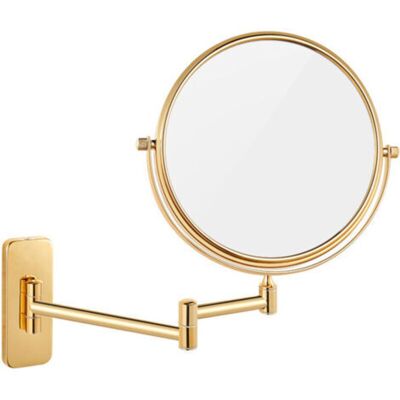 URSUS Miroir Grossissant,miroir Grossissant X10 Mural Rond Salle De Bain Miroir De Maquillage Mural Doré Miroir À Raser Avec Bras Flexible Extension Pivotante À 360° Miroir Double Face,diamètre 20c - Publicité URSUS Miroir Grossissant,miroir Grossissant X10 Mural Rond Salle De Bain Miroir De Maquillage Mural Doré Miroir À Raser Avec Bras Flexible Extension Pivotante À 360° Miroir Double Face,diamètre 20c - Publicité