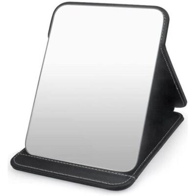 SCORPIO Miroir De Maquillage - Portable - Bureau En Cuir Pliant - Noir - 20.515.5 Cm - Publicité SCORPIO Miroir De Maquillage - Portable - Bureau En Cuir Pliant - Noir - 20.515.5 Cm - Publicité